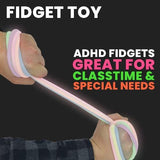 Glow in The Dark Stretchy Calming Noodle Autism Toy Set (1 Per Pack) - Glow-Paradise