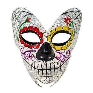 Butterfly Day of the Dead Stitch mouth Mask (1 Mask Per Pack) - Glow-Paradise