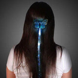LED Light Up Butterfly Fiber Optic Hair Extension (1 Quantity Per Pack) - Glow-Paradise