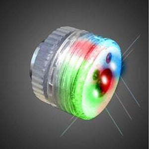 LED Flashing Button Body Lights (Red/Green/Blue Color, 1 Per Pack) - Glow-Paradise