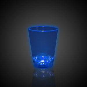 LED Light Up Liquid Activated 1.5 Oz Shot Glass (Blue Color, 1 Quantity Per Pack) - Glow-Paradise