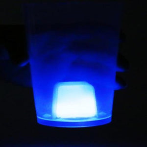 Glow In The Dark Cube Cup (Blue Color, 1 Cup Per Pack) - Glow-Paradise