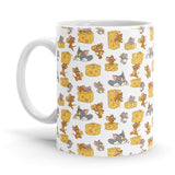 Chasing Cheese - Tom & Jerry Ceramic Home Kitchen Drinking Coffee Milk Mug (350ml/11oz, Made in USA) - Glow-Paradise