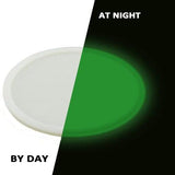 Glow in The Dark Fluorescent Silicone Drink Coasters (Pink/White/Beige/Yellow Colors, 8 Coasters Per Pack) - Glow-Paradise