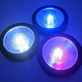 LED Light Up Drink Coasters - UV Black light (6 Quantity Per Pack) - Glow-Paradise