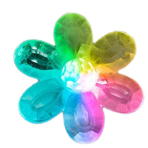 Color Changing LED Acrylic Flower Ring - Glow-Paradise
