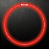 22 Inch Glow Stick Necklaces (Red Color, 50 Counts Per Pack) - Glow-Paradise