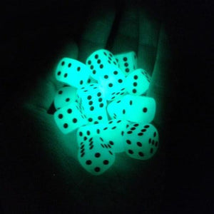 Glow in The Dark Dice (10 Per Pack) - Glow-Paradise