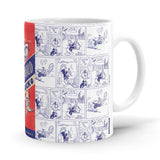 Donald Duck Comic - Disney Ceramic Home Kitchen Drinking Coffee Milk Mug (350ml/11oz, Made in USA) - Glow-Paradise