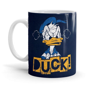 Duck! - Disney Ceramic Home Kitchen Drinking Coffee Milk Mug (350ml/11oz, Made in USA) - Glow-Paradise