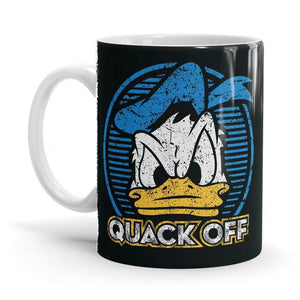 Quack Off - Disney Ceramic Home Kitchen Drinking Coffee Milk Mug (350ml/11oz, Made in USA)x - Glow-Paradise