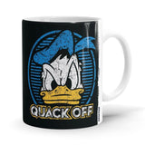 Quack Off - Disney Ceramic Home Kitchen Drinking Coffee Milk Mug (350ml/11oz, Made in USA)x - Glow-Paradise