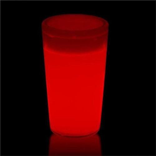 Glow In The Dark Shot Glass (Red Color, 1 Glass Per Pack) - Glow-Paradise