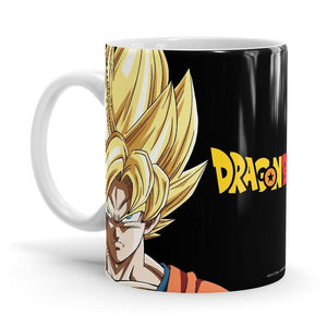 Goku & Vegeta - Dragon Ball Z Ceramic Home Kitchen Drinking Coffee Milk Mug (350 ml/11oz, Made in USA) - Glow-Paradise
