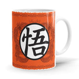 Goku: Go Kanji - Dragon Ball Z Ceramic Home Kitchen Drinking Coffee Milk Mug (350ml/11oz, Made in USA) - Glow-Paradise