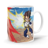 Goku vs Vegeta - Dragon Ball Z Ceramic Home Kitchen Drinking Coffee Milk Mug (350 ml/11oz, Made in USA) - Glow-Paradise