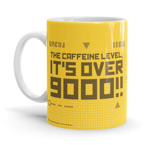 Caffeine Level: Over 9000 - Dragon Ball Z Official Mug - Glow-Paradise