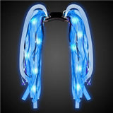 LED Party Dreads Headbands - Assorted (4 Quantity Per Pack) - Glow-Paradise