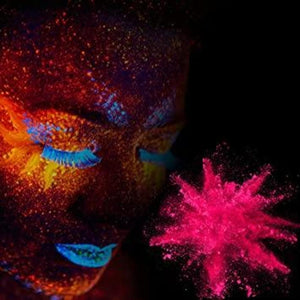 Blacklight Color Powder 70g (Red Color, 1 Quantity Per Pack) - Glow-Paradise