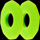 Glow in The Dark Seawall Drip Rings Pair for Kayak Paddles (2 Per Pack) - Glow-Paradise