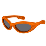 LED Flashing Light Up Sunglasses (Orange Color, 1 Per Pack) - Glow-Paradise