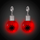 LED Light Up Jumbo Eyeball Clip-On Earrings (1 Set Per Pack) - Glow-Paradise