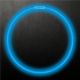 22 Inch Glow Stick Necklaces (Blue Color, 50 Counts Per Pack) - Glow-Paradise