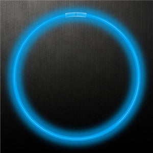 22 Inch Glow Stick Necklaces (Blue Color, 50 Counts Per Pack) - Glow-Paradise