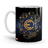 Eternals: Golden Logos - Marvel Ceramic Home Kitchen Drinking Coffee Milk Mug (350ml/11oz, Made in USA) - Glow-Paradise