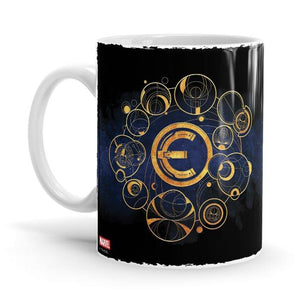 Eternals: Golden Logos - Marvel Ceramic Home Kitchen Drinking Coffee Milk Mug (350ml/11oz, Made in USA) - Glow-Paradise