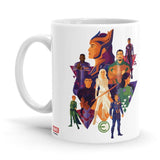 Eternals: Polygon Art - Marvel Ceramic Home Kitchen Drinking Coffee Milk Mug (350ml/11oz, Made in USA) - Glow-Paradise