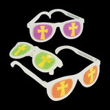 Christian Pumpkin Pinhole Glasses Glow In The Dark (12 Count Per Pack) - Glow-Paradise