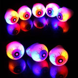 LED Light Up Jelly Eyeball Rings (Assorted Colors, 24 Rings Per Pack) - Glow-Paradise
