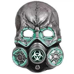 Light-Up Gas Mask (1 Mask Per Pack) - Glow-Paradise