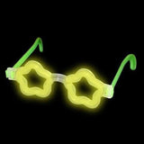 Glow Star Shaped Eye Glasses (Yellow Color, 12 Eye Glassess Per Pack) - Glow-Paradise