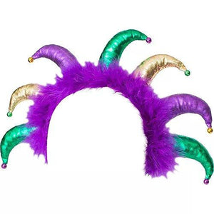 Light-Up Jester Hat Headband (1 Quantity Per Pack) - Glow-Paradise
