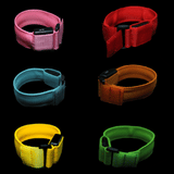 9.5" LED Fabric Bracelet (Assorted Colors, 12 Quantity Per Pack) - Glow-Paradise