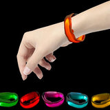 9.5" LED Fabric Bracelet (Assorted Colors, 12 Quantity Per Pack) - Glow-Paradise
