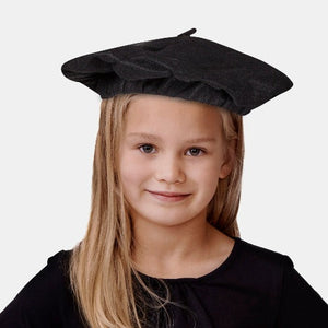 Black Beret (1 Quantity Per Pack) - Glow-Paradise