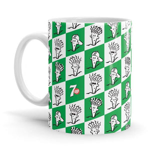 Fido Pattern - Fido Dido Ceramic Home Kitchen Drinking Coffee Milk Mug (350ml/11oz, Made in USA) - Glow-Paradise