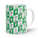 Fido Pattern - Fido Dido Ceramic Home Kitchen Drinking Coffee Milk Mug (350ml/11oz, Made in USA) - Glow-Paradise