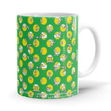 Polka Pattern - Fido Dido Ceramic Home Kitchen Drinking Coffee Milk Mug (350ml/11oz, Made in USA) - Glow-Paradise