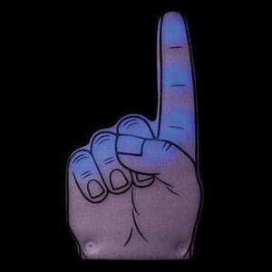 LED Light Up Foam Finger (Blue Color, 1 Per Pack) - Glow-Paradise