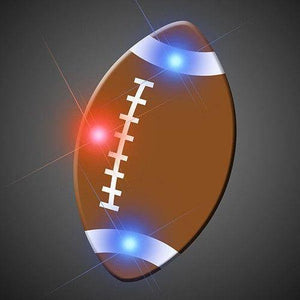 Football Flashing Body Light Lapel Pins (1 Per Pack) - Glow-Paradise