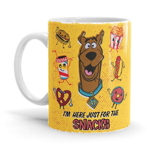 For The Snacks - Scooby Doo Ceramic Home Kitchen Drinking Coffee Milk Mug (350ml/11oz, Made in USA) - Glow-Paradise