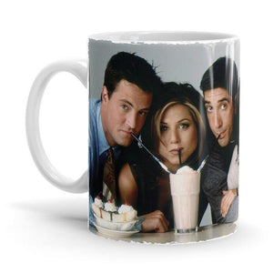 Friends: Milkshake - F.R.I.E.N.D.S Ceramic Home Kitchen Drinking Coffee Milk Mug (350ml/11oz, Made in USA) - Glow-Paradise