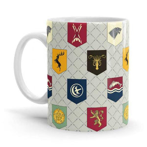 Banner Pattern - Game Of Thrones Ceramic Home Kitchen Drinking Coffee Milk Mug (350ml/11oz, Made in USA) - Glow-Paradise