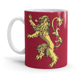 House Lannister: Hear Me Roar - Game Of Thrones Ceramic Home Kitchen Drinking Coffee Milk Mug (350ml/11oz, Made in USA) - Glow-Paradise