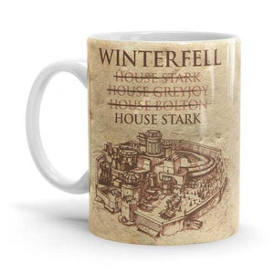 House Of Winterfell - Game Of Thrones Ceramic Home Kitchen Drinking Coffee Milk Mug (350ml/11oz, Made in USA) - Glow-Paradise