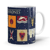 House Sigil Pattern - Game Of Thrones Ceramic Home Kitchen Drinking Coffee Milk Mug (350 ml/11oz, Made in USA) - Glow-Paradise